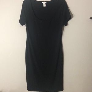 Short sleeve black H&M dress